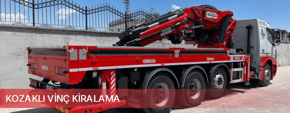 Kozaklı İlçemi Vinç Kiralama